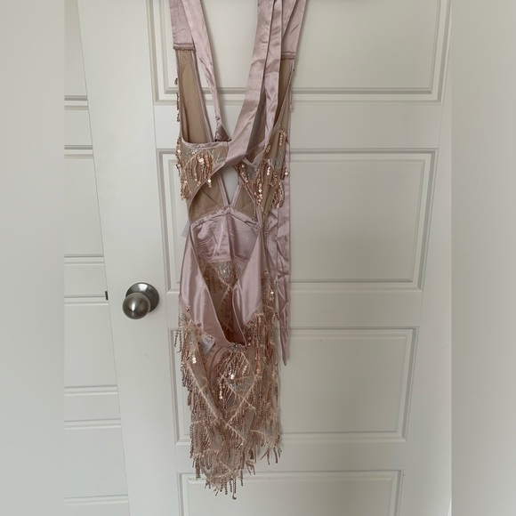 COPY - BNWT Bella Barnett Louisa Mini Dress Champagne Sz S - Picture 5 of 6
